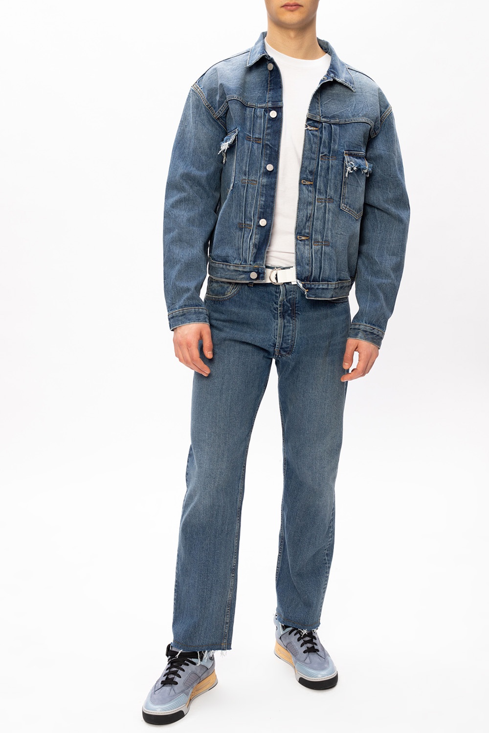 Blue Raw edge jeans Maison Margiela Vitkac France